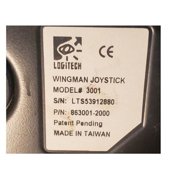Logitech Wingman joystick Model 3001 not tested - Picture 4 of 5